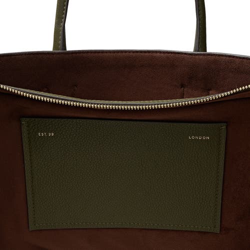 Radley The Romilly Large Ziptop Satchel Bag In Green