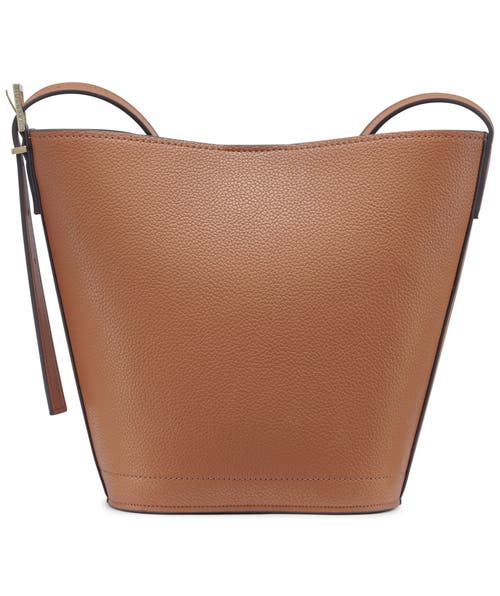 Shop Halston Jagger Large Bucket Bag In Oak