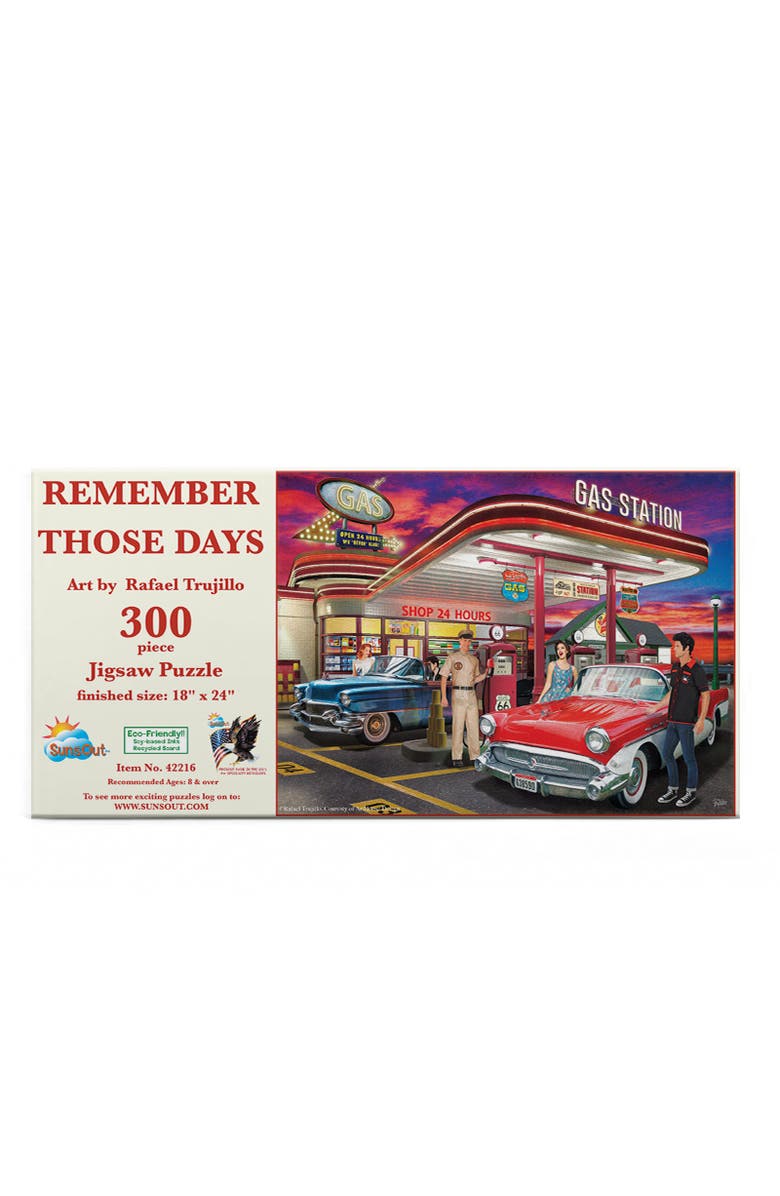 Sunsout Remember Those Days 300 piece Jigsaw Puzzle for Adults, Alternate, color, Multicolor