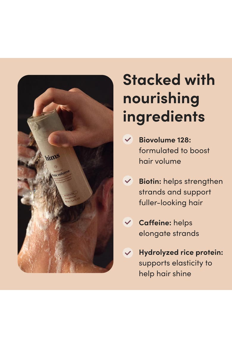 Max Volume Shampoo  Volumizing, Shine-Enhancing, Biotin-Infused Citrus Spice Formula, Alternate, color, Beige