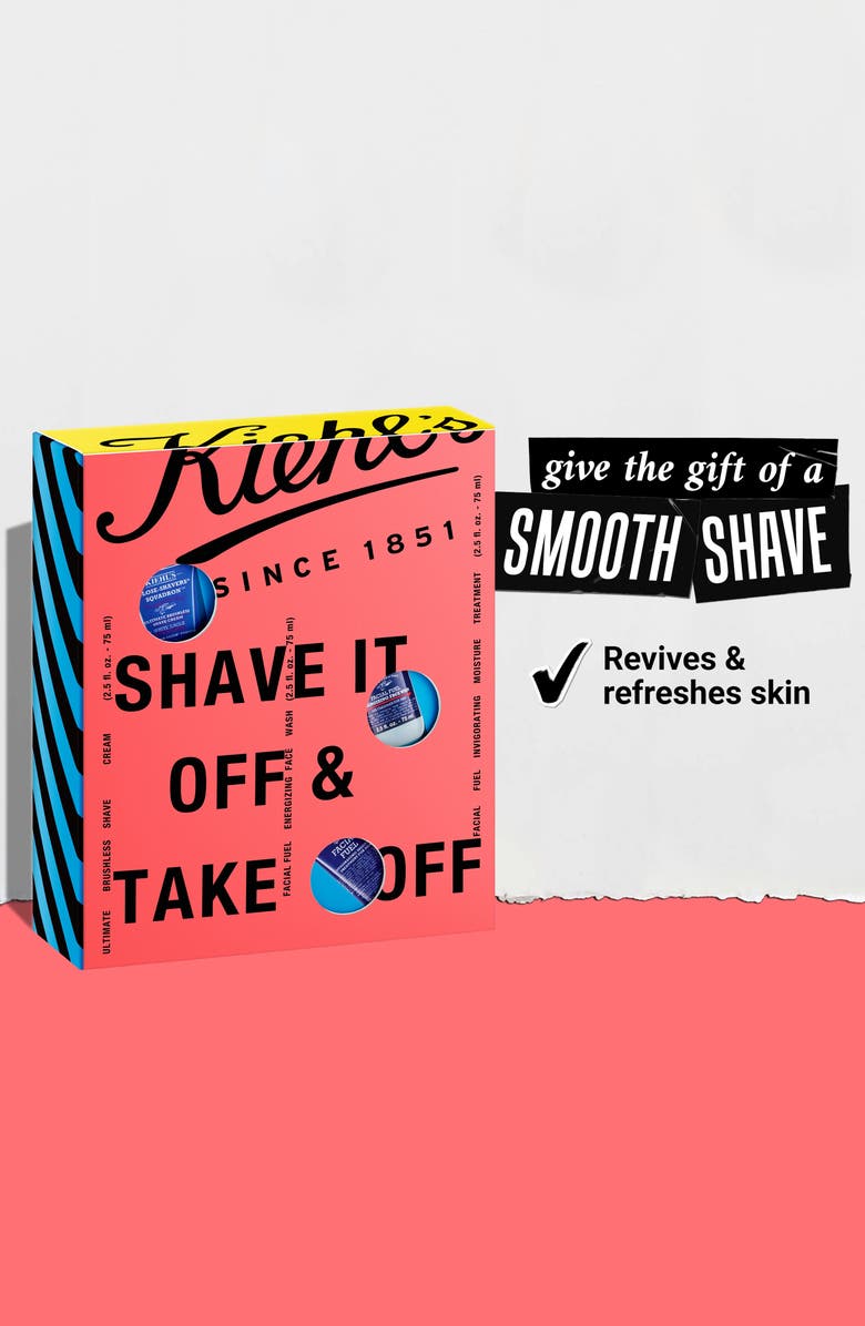Kiehl's Since 1851 Shave it Off & Take it Off Skincare Gift Set $62 Value, Alternate, color,