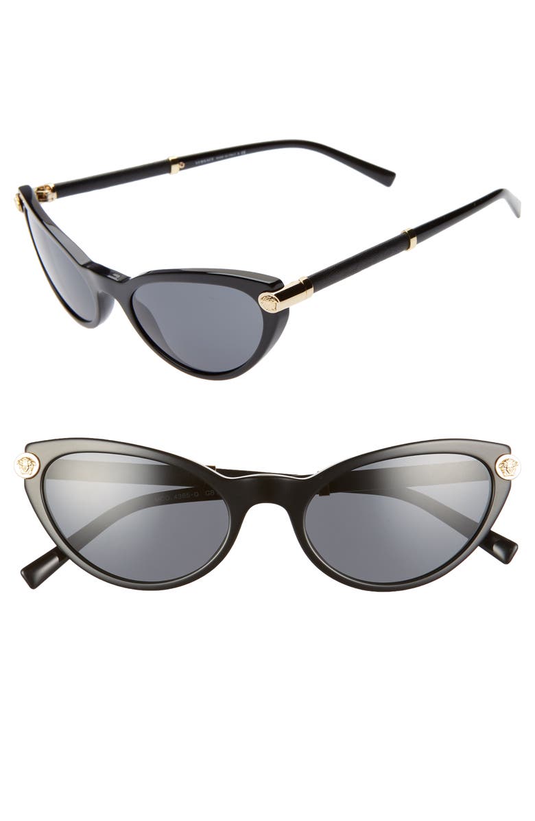 Versace 54mm Cat Eye Sunglasses, Main, color, 
