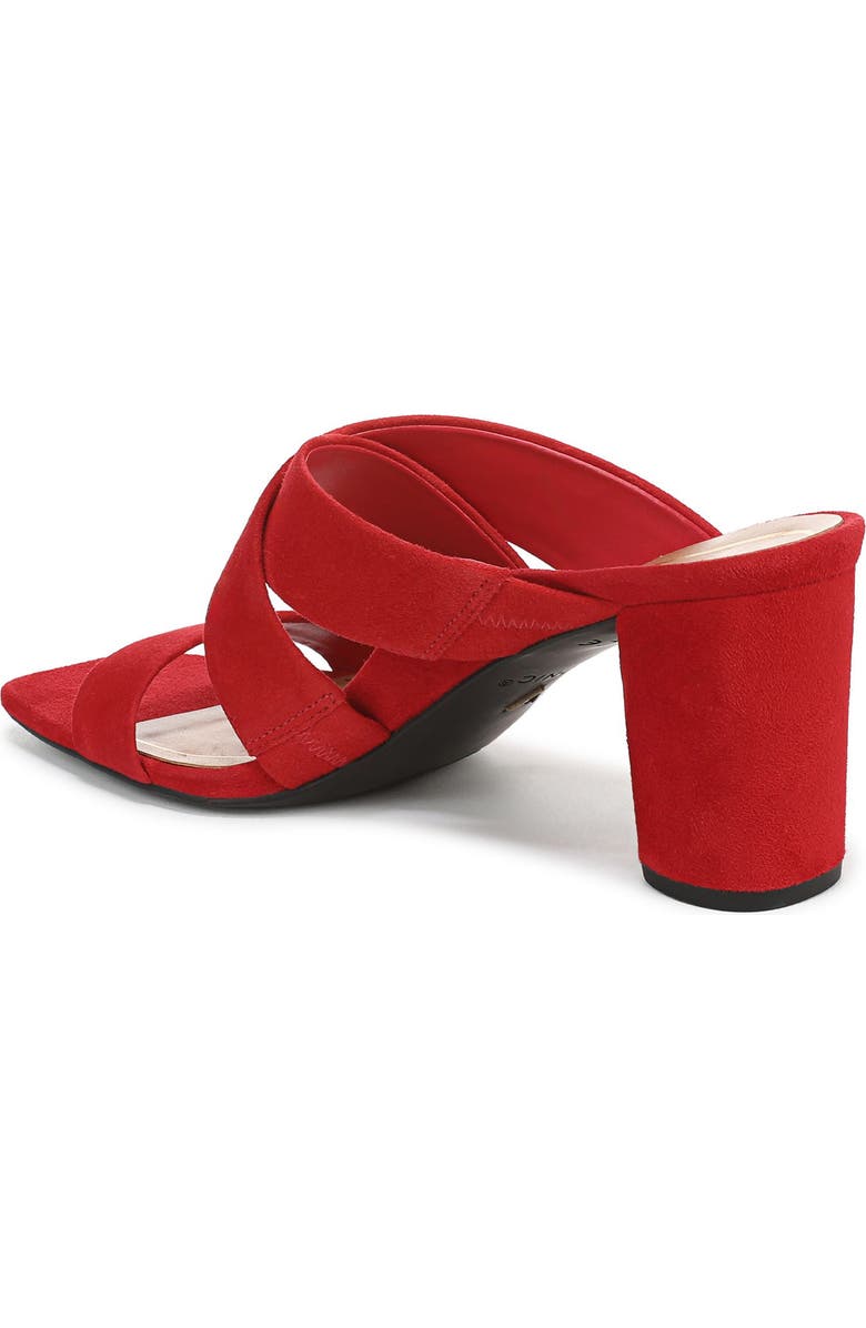 Vionic Merlot Slide Sandal, Alternate, color, Red Suede