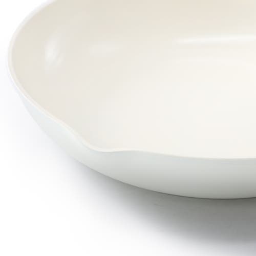 Oster Amberg Choice 12 Inch Ceramic Nonstick Forged Aluminum Frying Pan In White