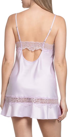 Annalee Lace Cup Satin Chemise