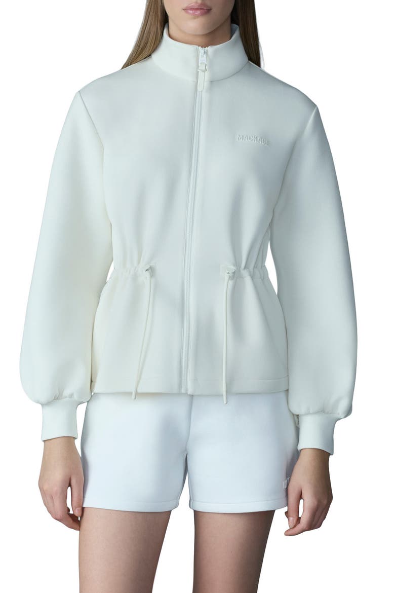 Finola Double Face Jersey Jacket, Main, color, CREAM