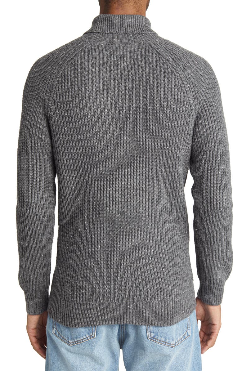 The Normal Brand SeaWool Nep Turtleneck Sweater, Alternate, color, 