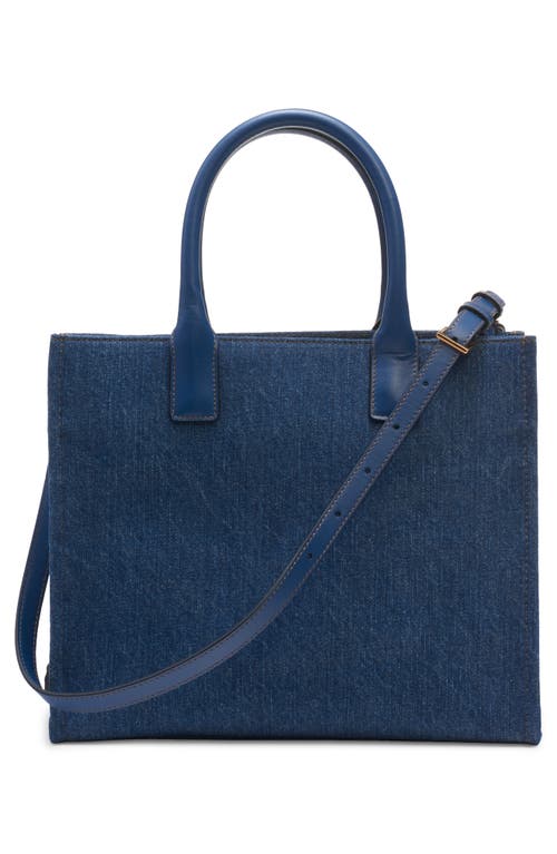 Versace Small La Medusa Denim Tote