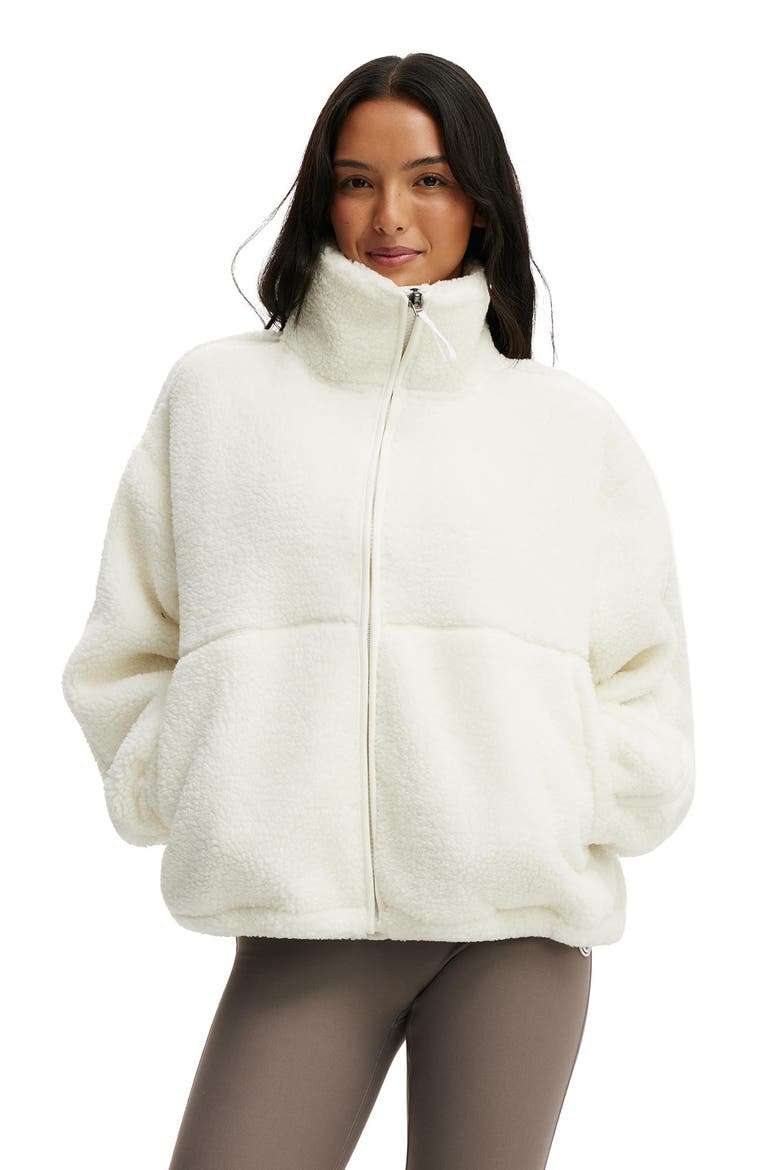 Women's Active Trail Soft Fleece Jacket, Main, color, Coconut Milk