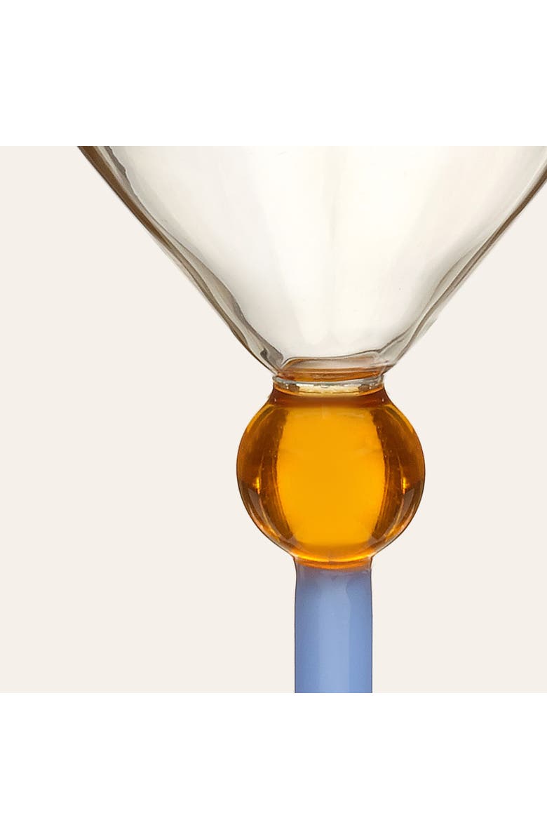 Zsa Zsa Zsu Henan Borosilicate Glass Martini Glass 6 Oz. Set Of 2, Alternate, color, Clear