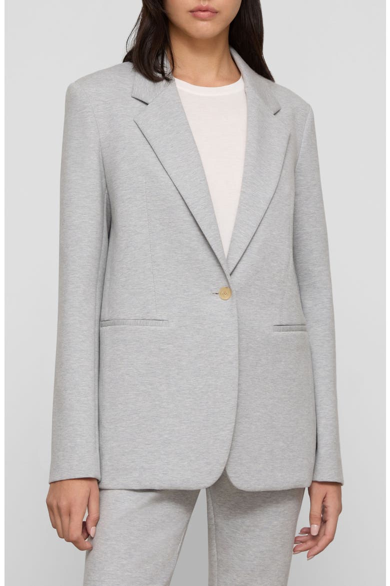 Scuba Mélange Blazer, Main, color, GREYSTONE MELANGE