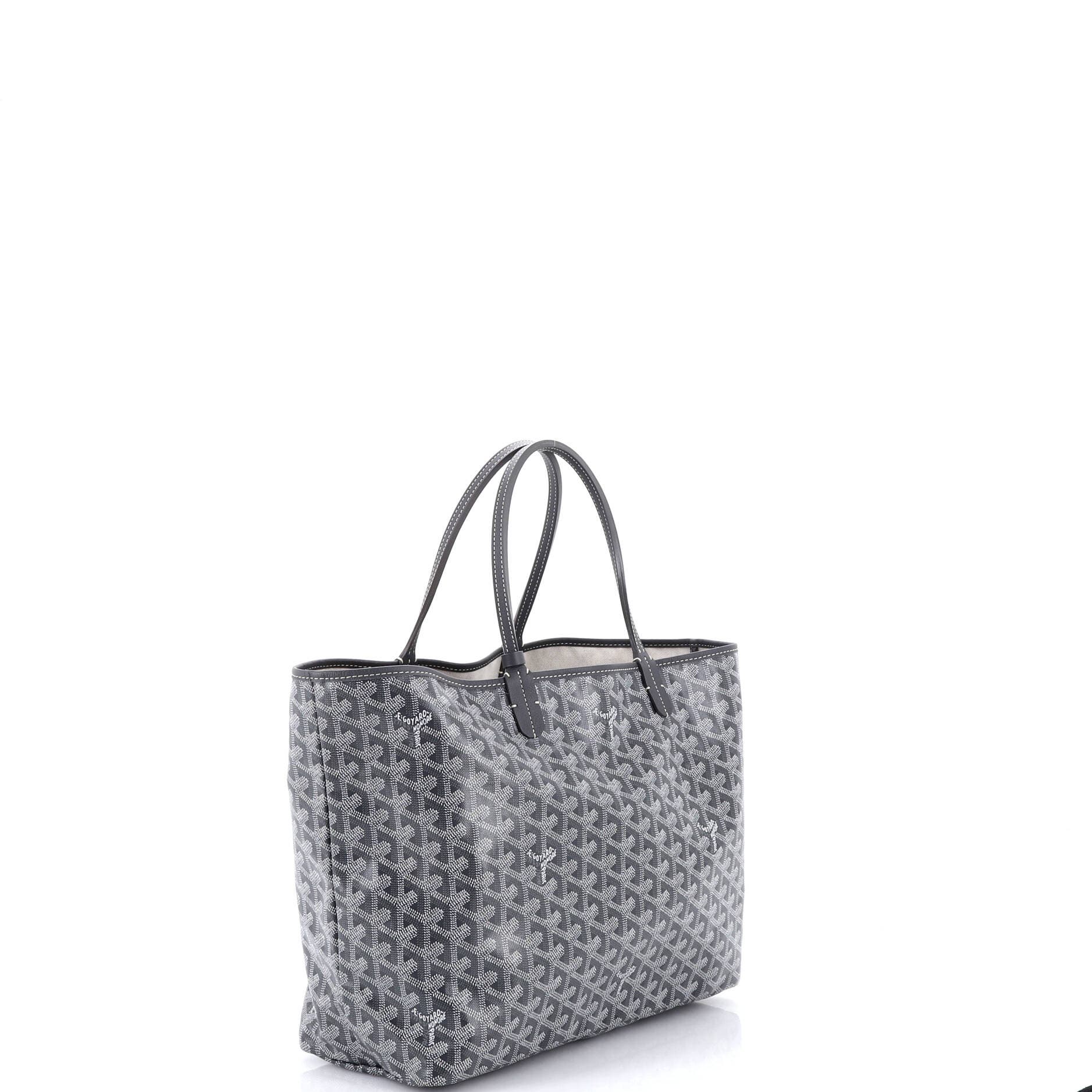 Pre-Owned Goyard Saint Louis Tote Coated Canvas PM, Alternate, color, Gray