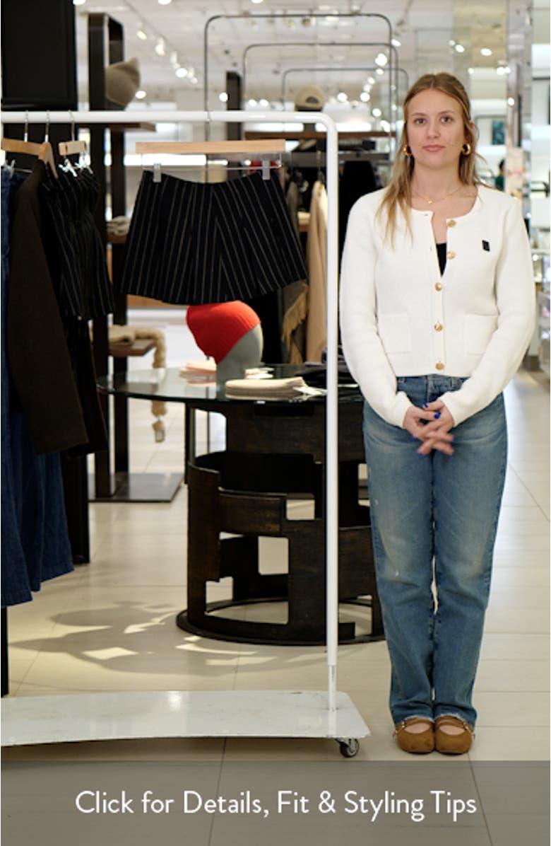 Pintstripe Pleated Minskirt, sales video thumbnail