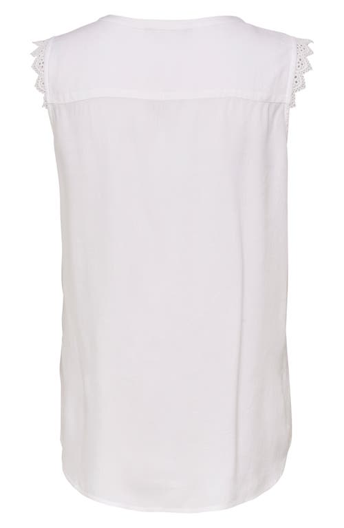 Only Onlkimmi Sleeveless Top In White