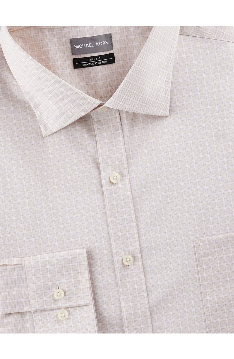 Michael Kors Big & Tall Non-Iron Check Dress Shirt, Alternate, color, 