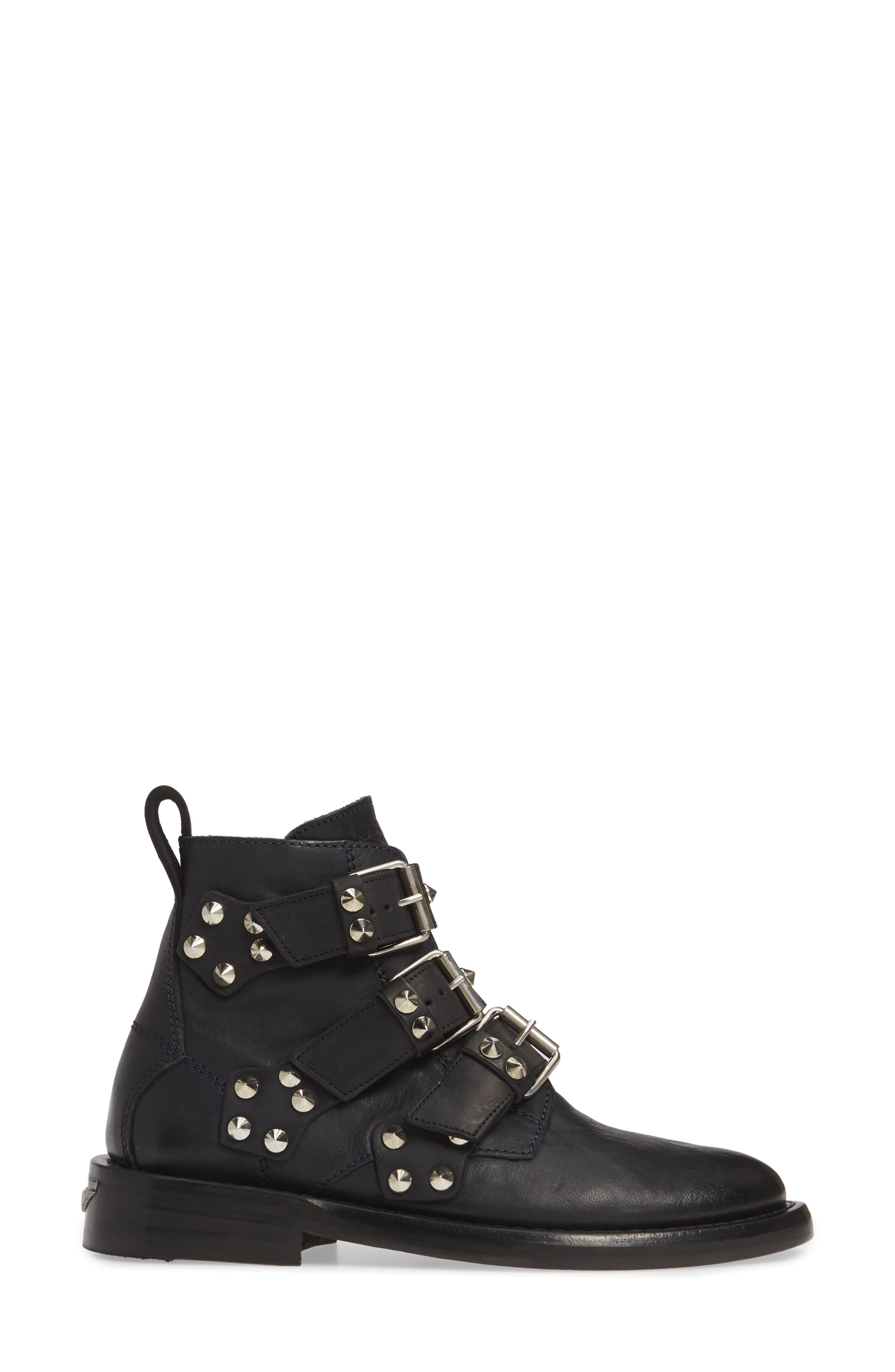 Zadig & Voltaire Laureen Spike Boot, Alternate, color, 