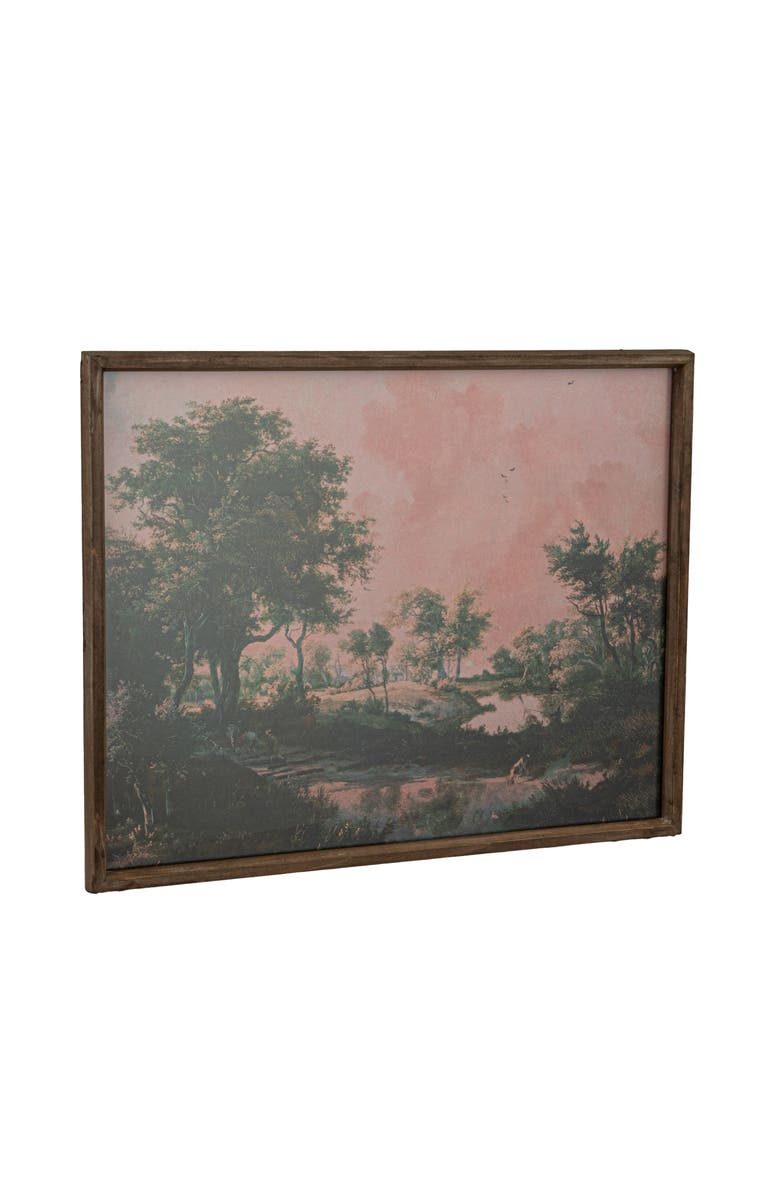Storied Home Pastoral Vista Framed Landscape, Main, color, 