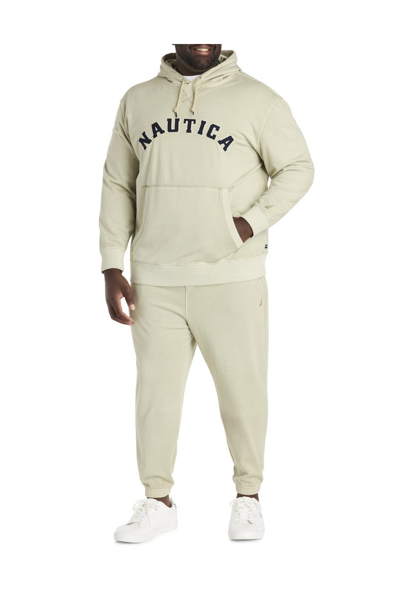 Nautica Big & Tall Signature Terry Pullover Hoodie, Alternate, color, Antiquity Tan