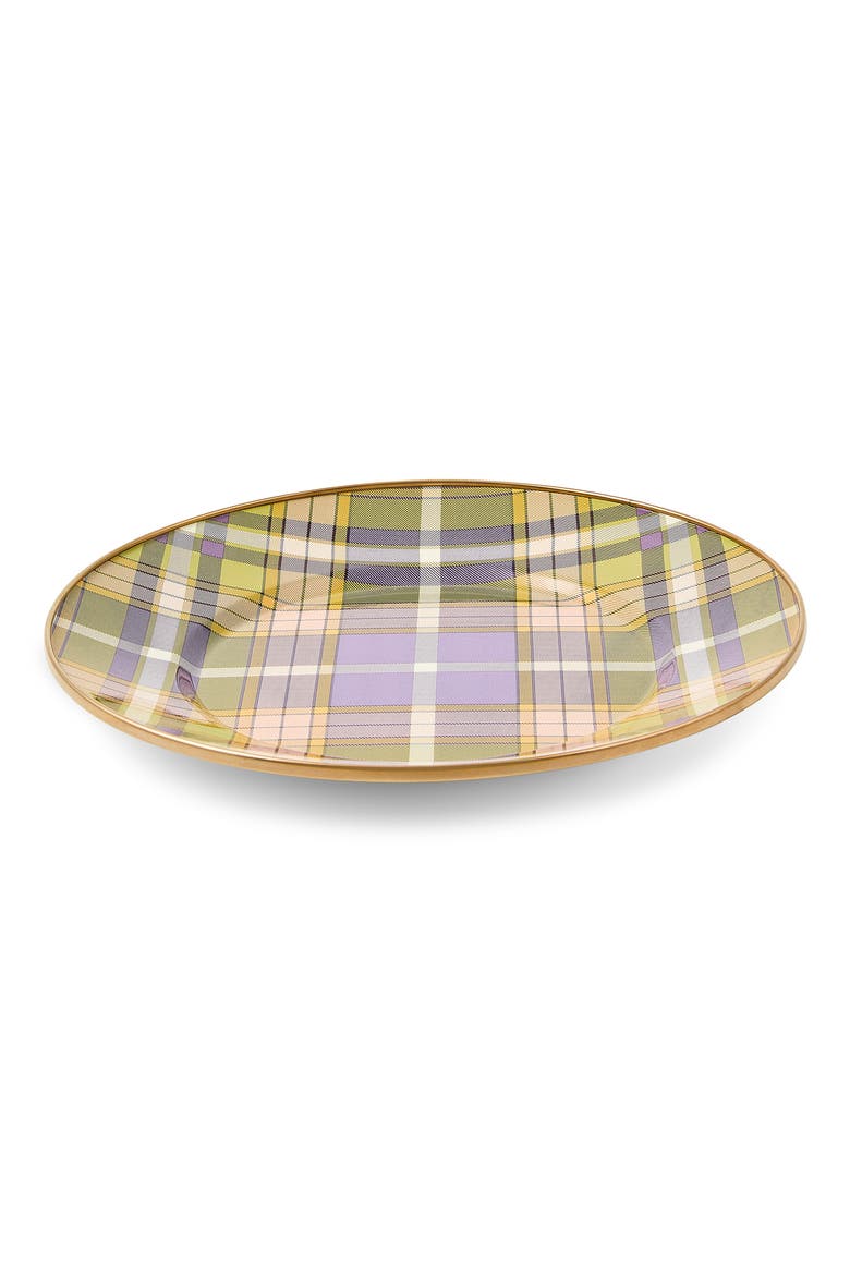 Tartan Violet Dinner Plate, Alternate, color, TARTAN VIOLET