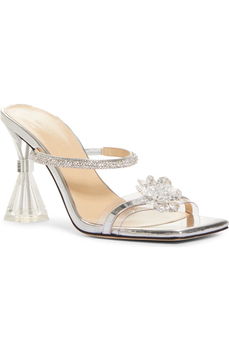 Mach & Mach Crystal Flower Slide Sandal, Main, color,