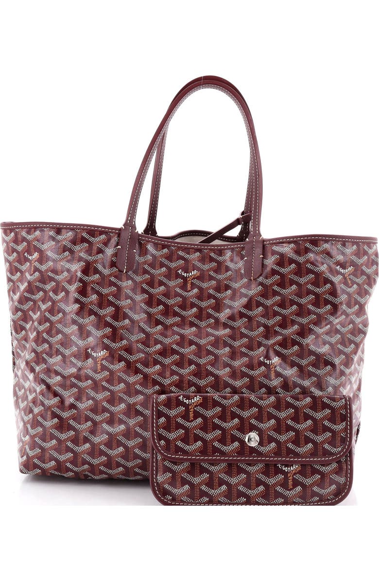 Pre-Owned Goyard Saint Louis Tote Coated Canvas PM, Alternate, color, Red