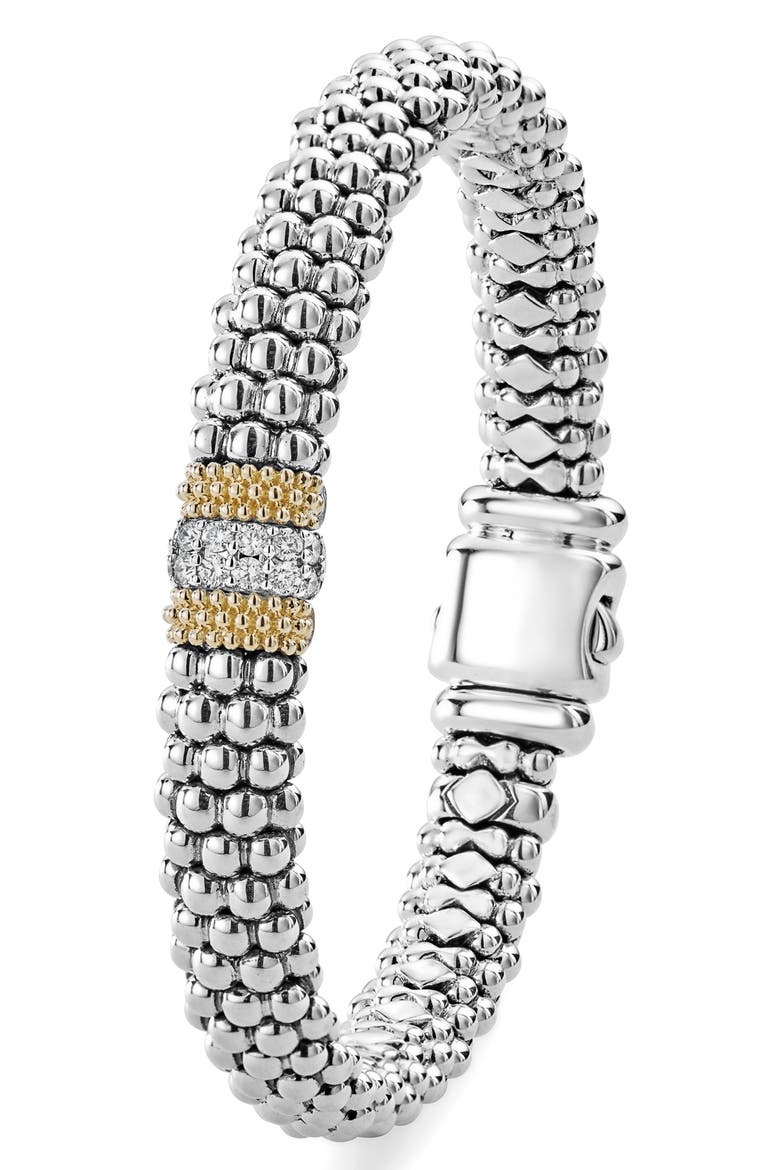 Luxe Pavé Diamond 9mm Bracelet, Alternate, color, DIAMOND