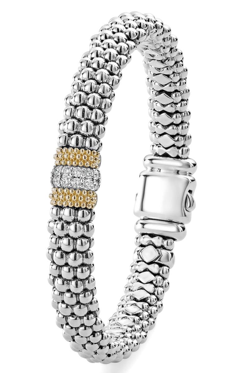 LAGOS Luxe Pavé Diamond 9mm Bracelet, Alternate, color, Diamond