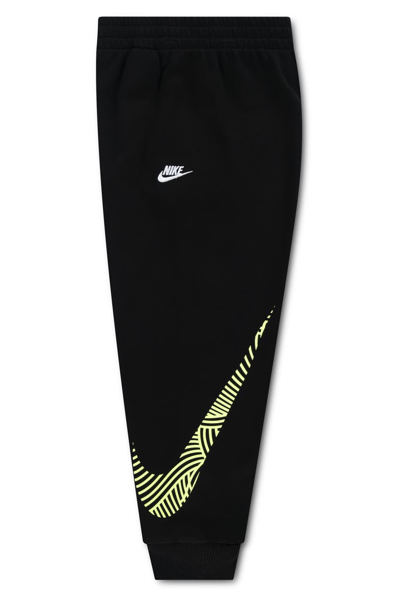 Kids' Sportswear Hoodie & Joggers Set, Alternate, color, BLACK