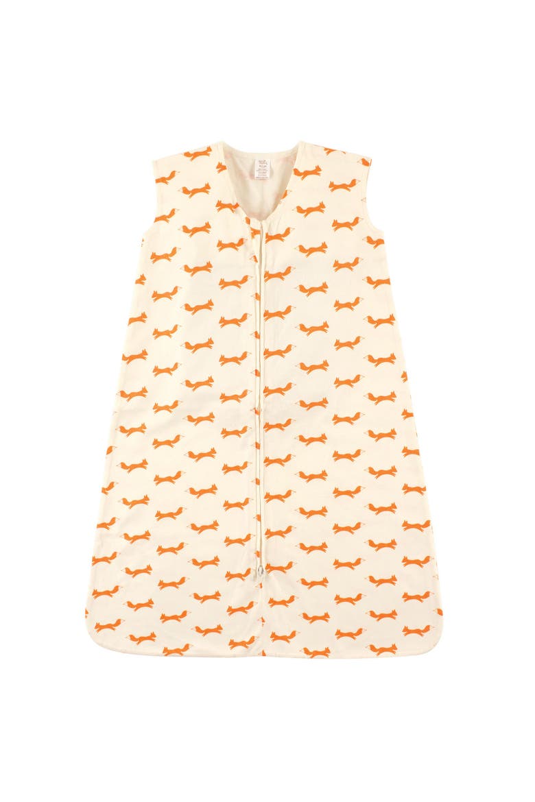 Organic Cotton Sleeveless Wearable Sleeping Bag, Sack, Blanket, Main, color, Fox