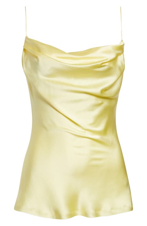 Thin Straps Silk Satin Camisole