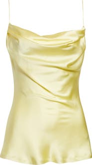 Balmain Thin Straps Silk Satin Camisole
