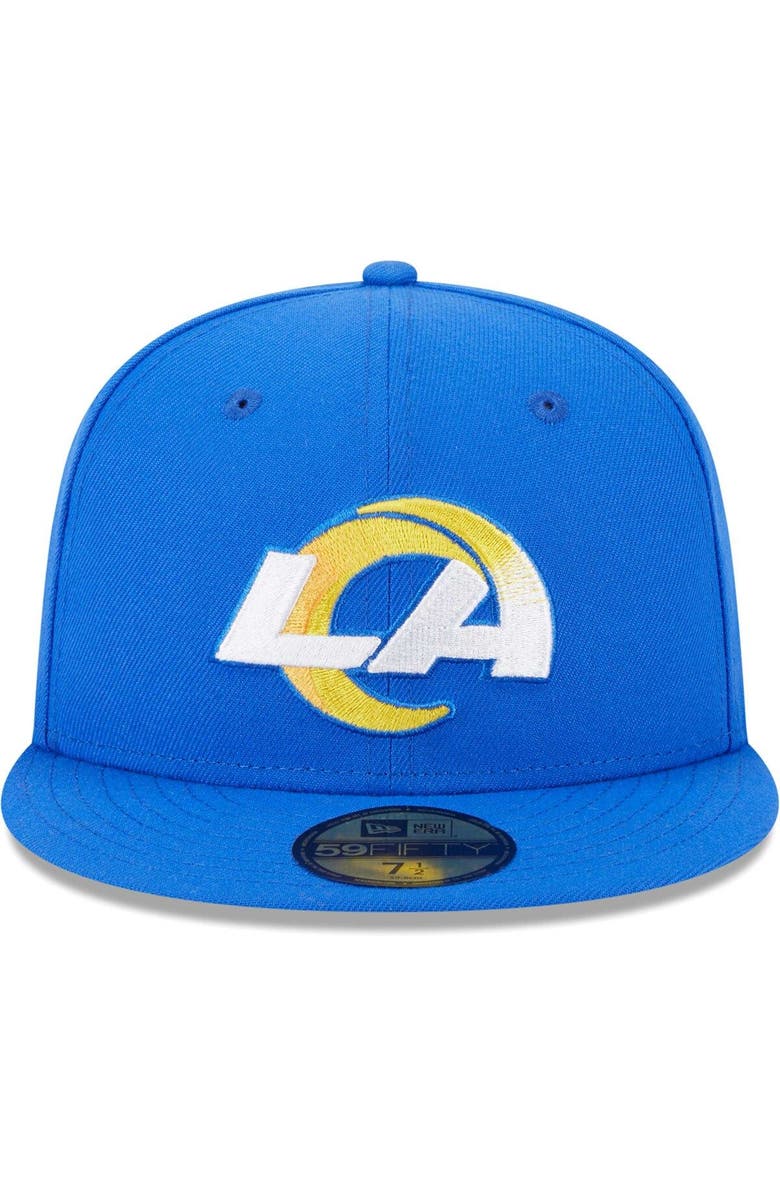 New Era Men's New Era Royal Los Angeles Rams Camo Undervisor 59FIFTY Fitted Hat, Alternate, color, Royal