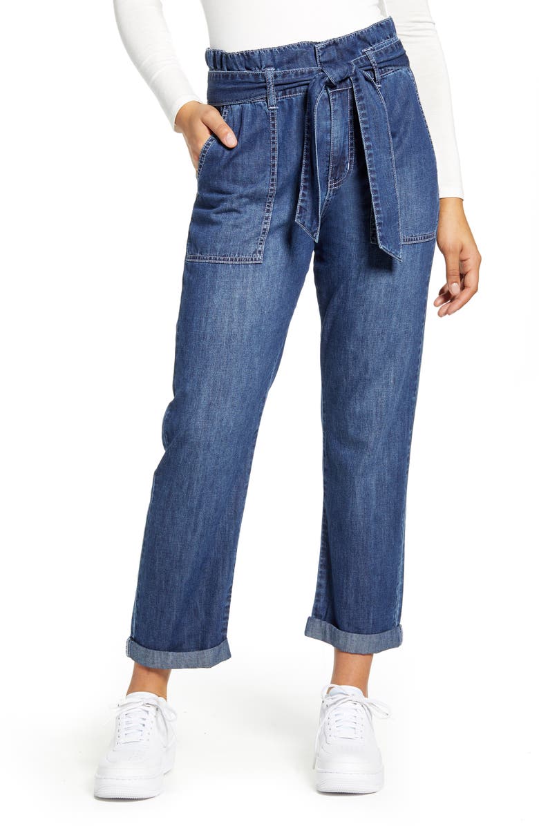 Dickies Paperbag Waist Jeans, Main, color, 