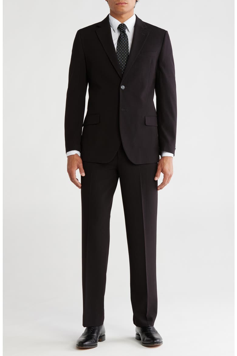 Solid Suit, Main, color, BLACK