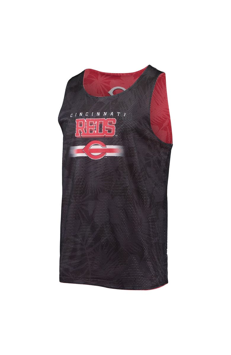 FOCO Men's FOCO Red Cincinnati Reds Floral Reversible Mesh Tank Top, Alternate, color, Red