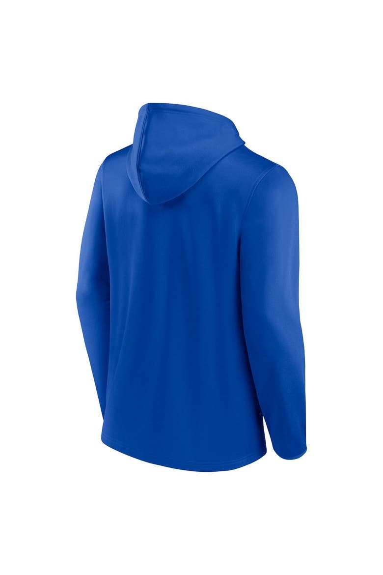 Men's Fanatics Branded Royal/Gold Los Angeles Rams Ball Carrier Full-Zip Hoodie, Alternate, color, Royal