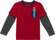 Andy & Evan Kids' Two-Fer Long Sleeve Tee