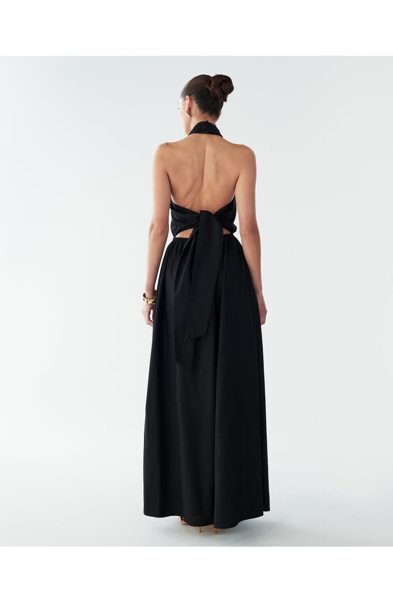 BWLDR Fay Linen Maxi, Alternate, color, Black