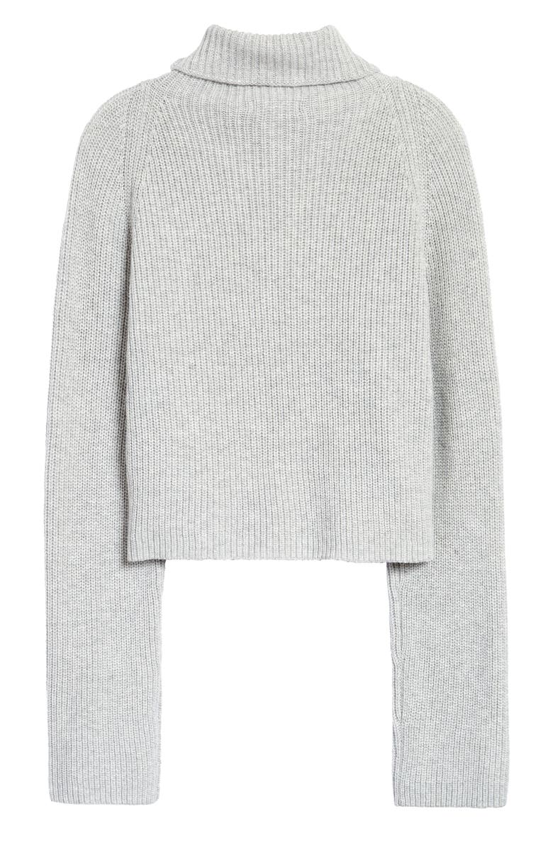 Leith Transfer Stitch Turtleneck Sweater, Alternate, color, 