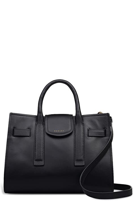 St. Pancras Lane Small Leather Tote Bag