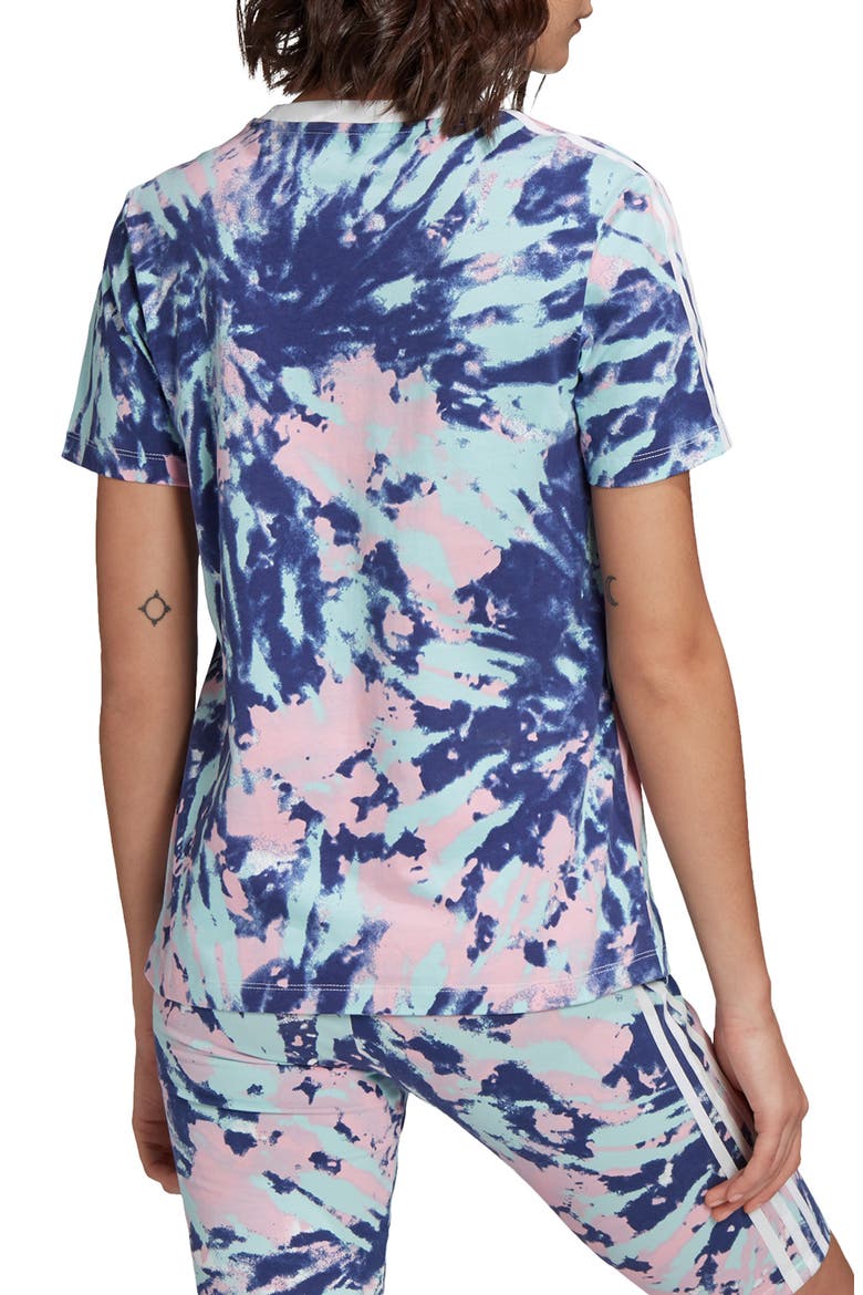 Tie Dye T-Shirt, Alternate, color, MULTICOLOR/BLUE/PINK/ INDIGO