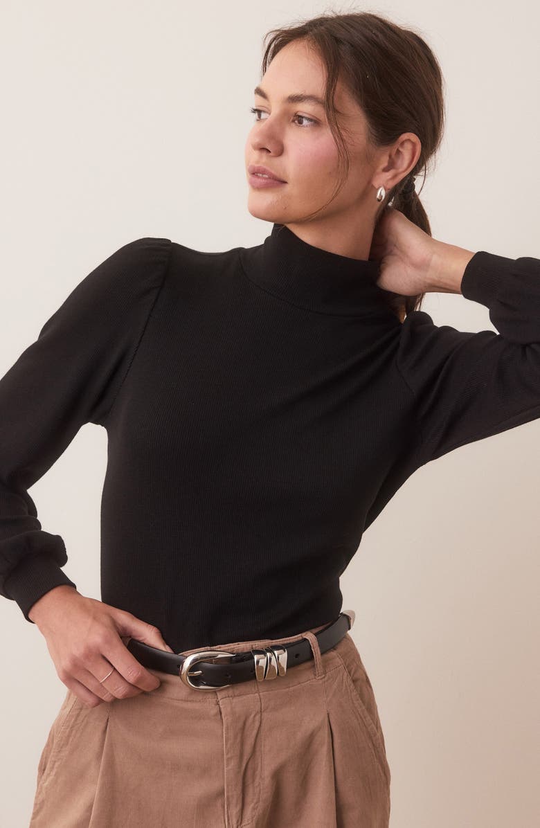 Marine Layer Lexi Rib Turtleneck, Alternate, color,