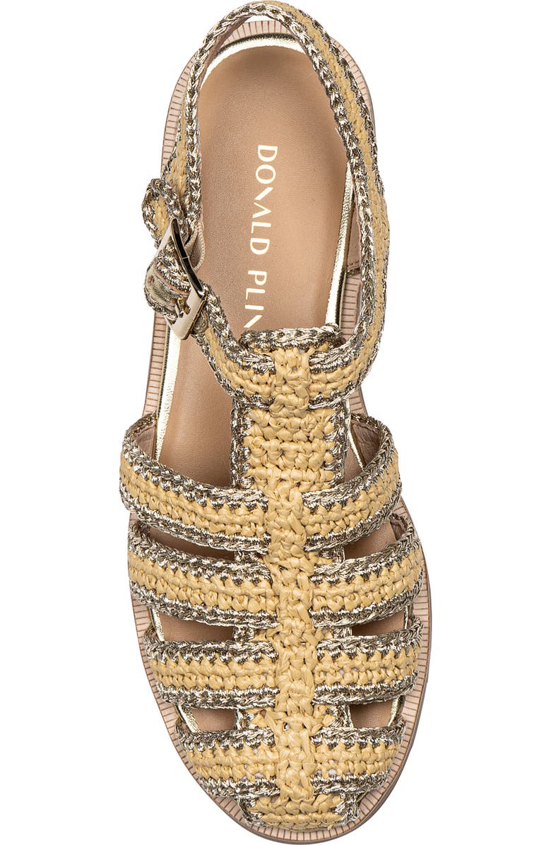 Donald Pliner Laynar Fisherman Sandal, Alternate, color, Platino