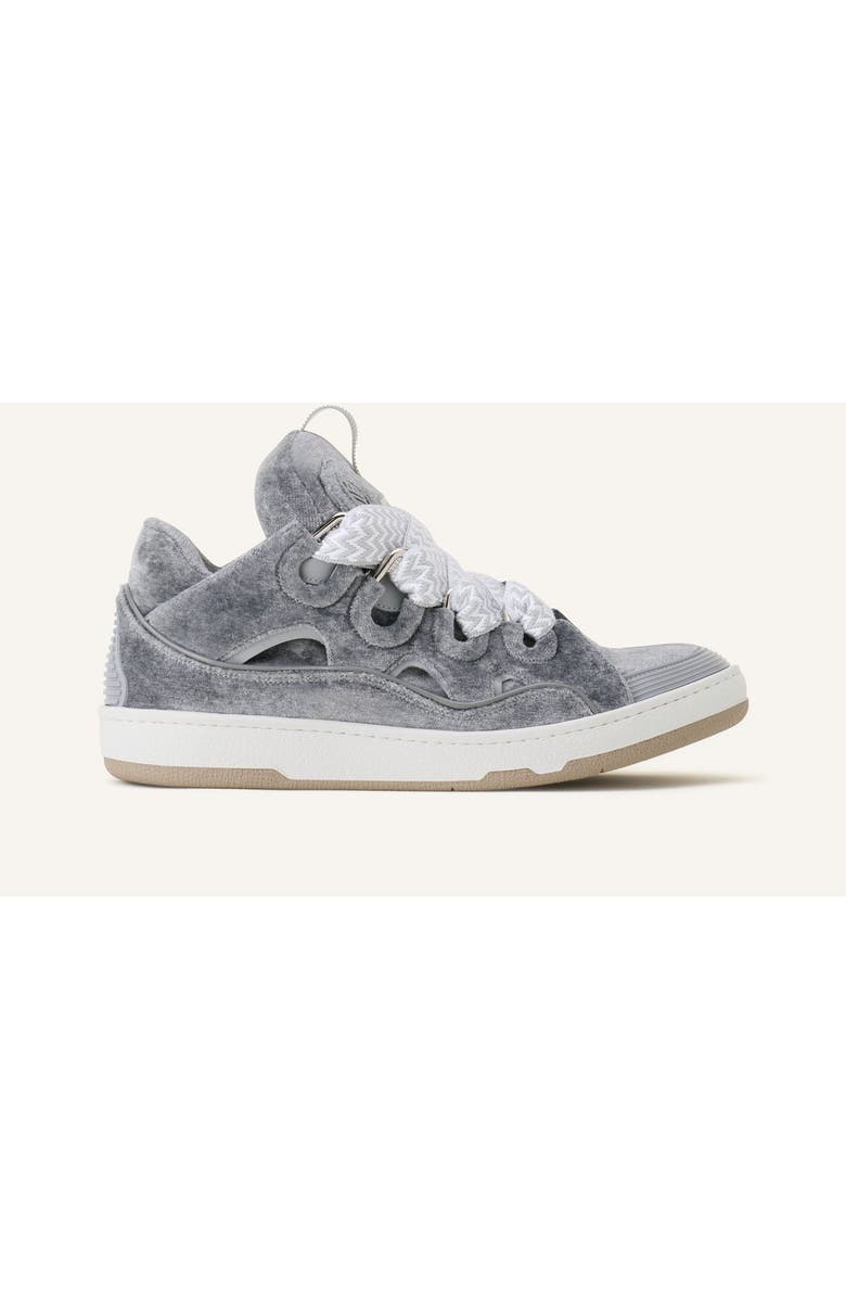 Lanvin Curb Sneakers In Jersey, Main, color, Grey/Grey