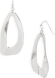 Nordstrom Organic Open Frontal Hoop Earrings