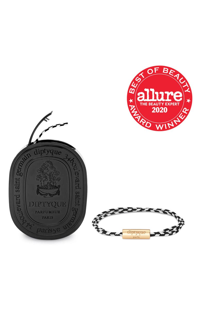 Diptyque Eau de Minthe (Mint) Perfumed Fabric Bracelet, Alternate, color,