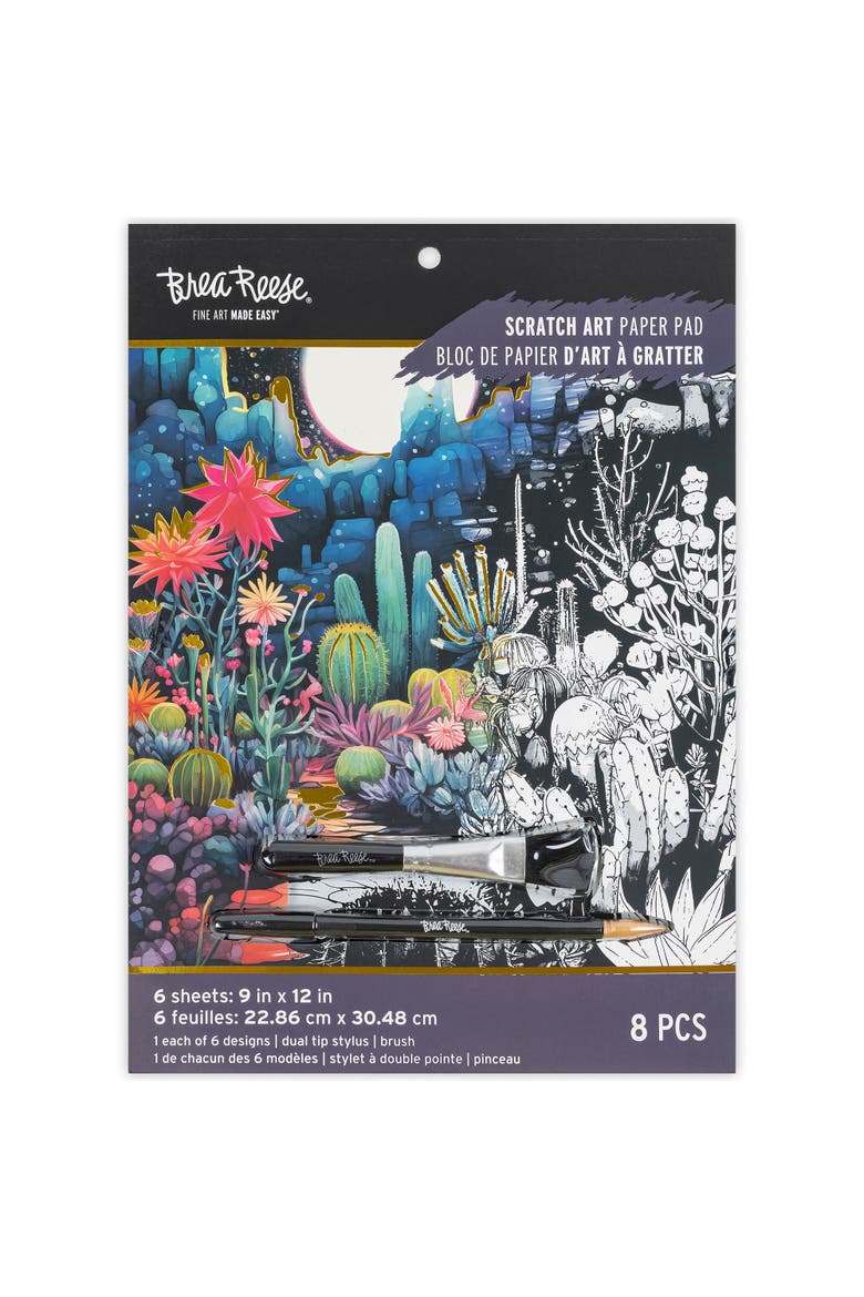 Scratch Art Paper Pad, Magical Vistas, Main, color, Multicolored
