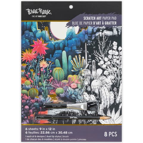 Scratch Art Paper Pad, Magical Vistas