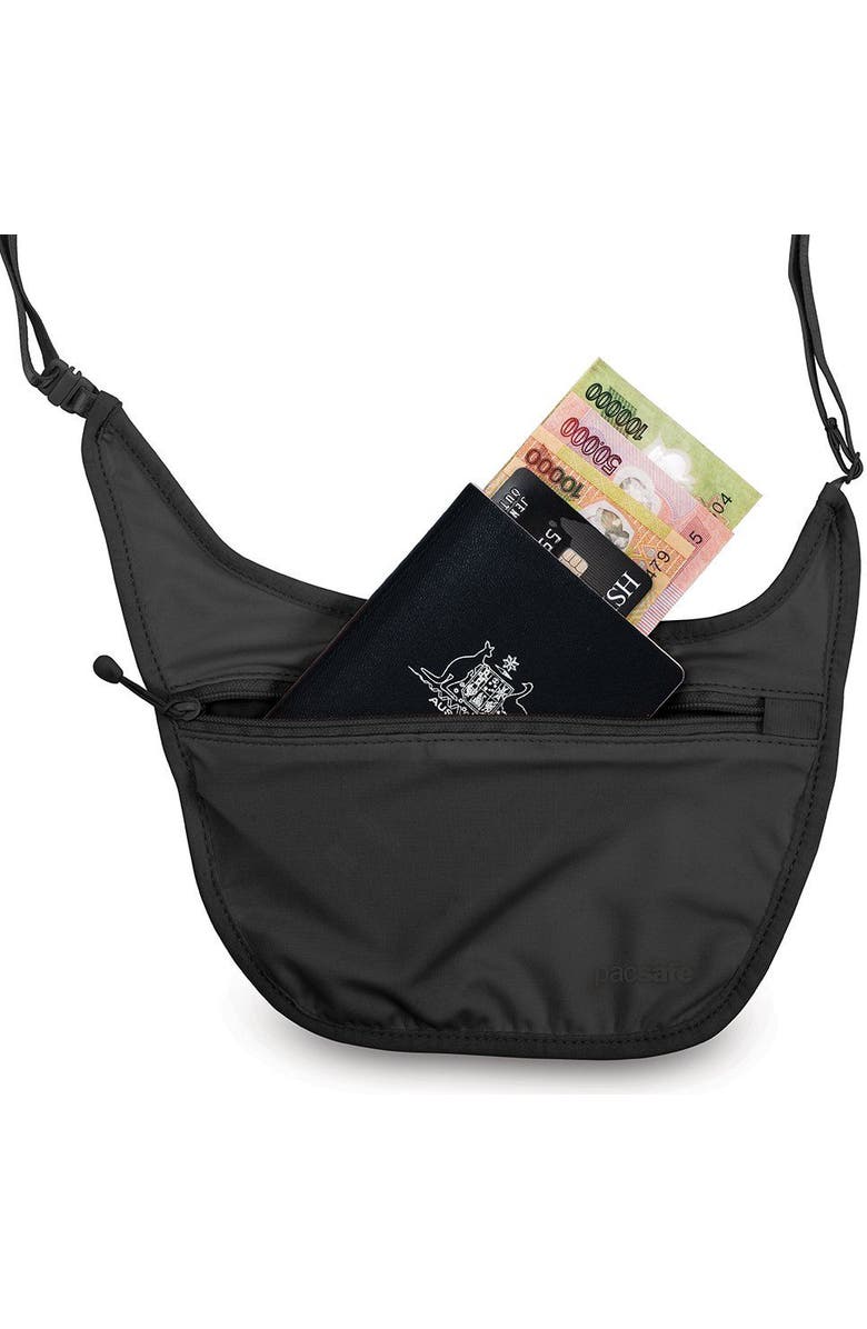 PACSAFE Coversafe S80 Anti-Theft Secret Body Pouch, Alternate, color, Black