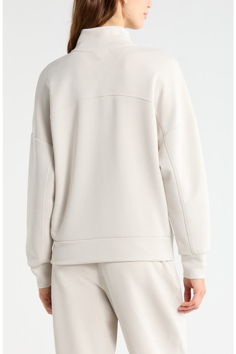 Soft Luxe Half Zip Pullover, Alternate, color, GREY MOONBEAM